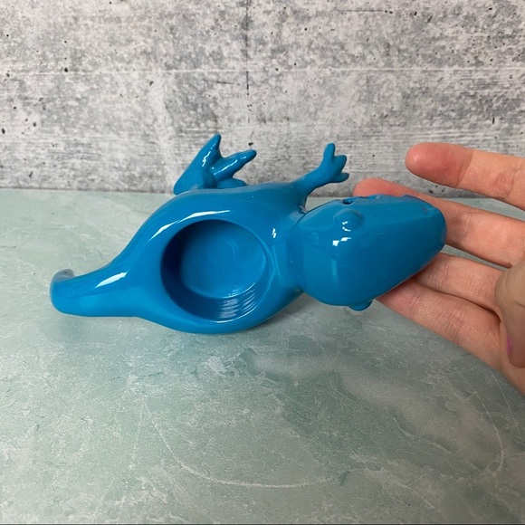 Teal T-Rex votive candle holder Urban Outfitters - Picture 5 of 9